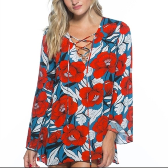 FLORAL TUNIC TOP - Picture 2 of 4